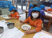 年長絵付け体験